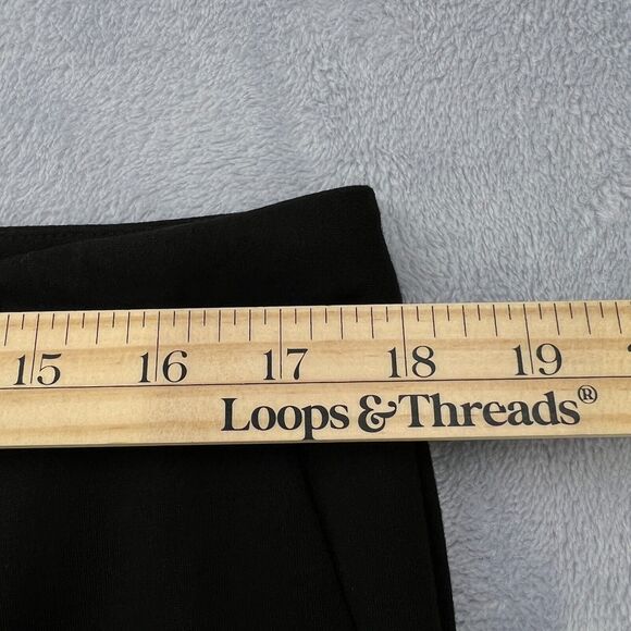 Max & Mia Dress Pants Relaxed Straight Leg‎ Trousers Career Women's Size Large - Picture 10 of 13